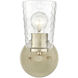 Ashli Indoor Wall Sconce Wall Light in Modern Gold
